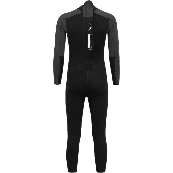 2024 Orca Mnner Vitalis TRN Rckenreiverschluss Open Water Swim Neoprenanzug NN280401 - Black